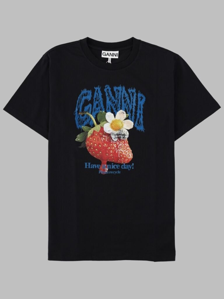T-SHIRT CON STAMPA FRAGOLA