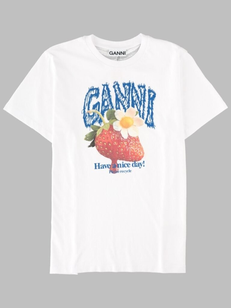 T-SHIRT CON STAMPA FRAGOLA