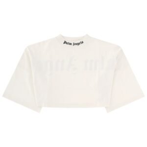 T-SHIRT CROPPED CON LOGO
