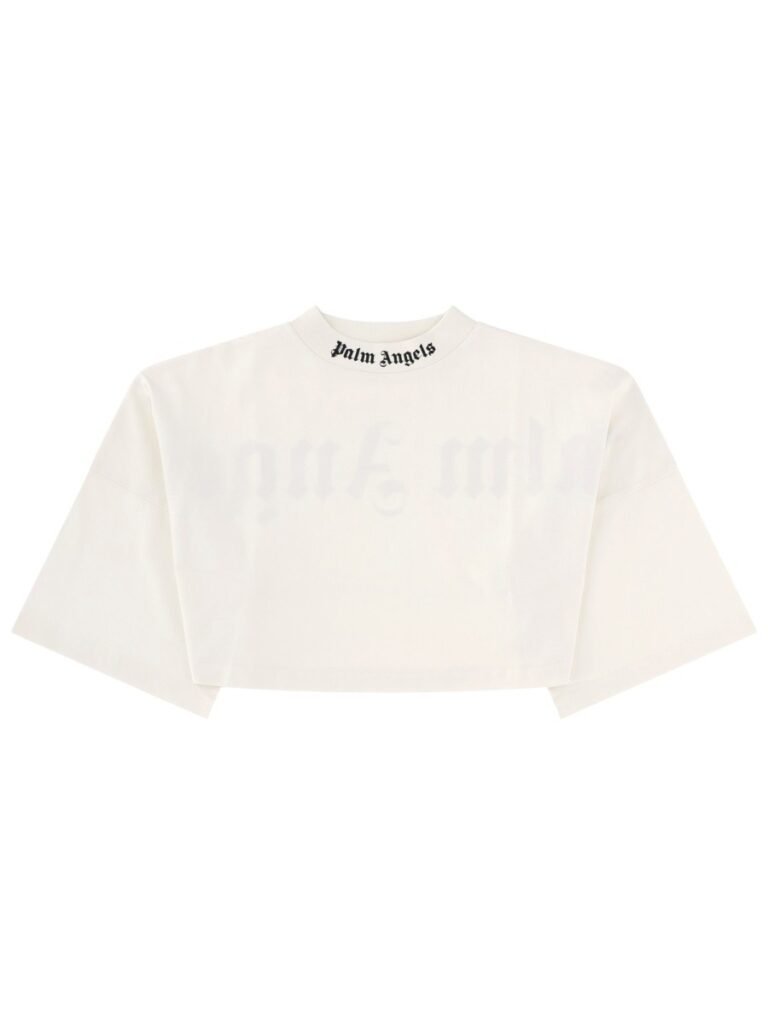 T-SHIRT CROPPED CON LOGO