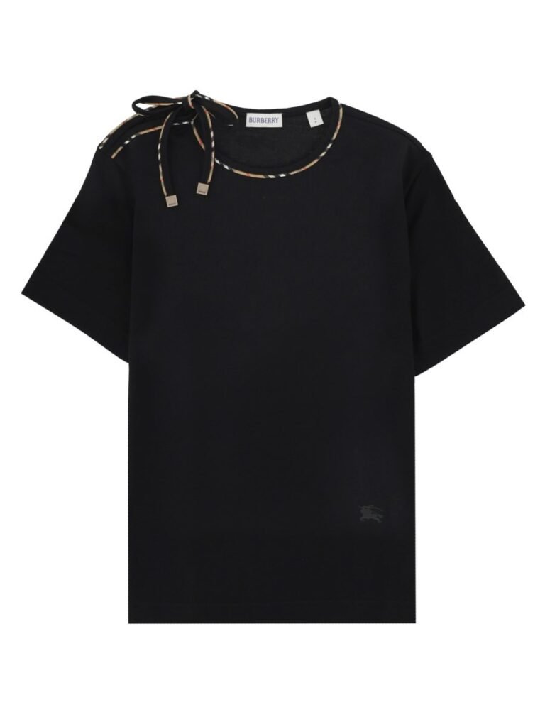T-SHIRT IN COTONE CON FIOCCO