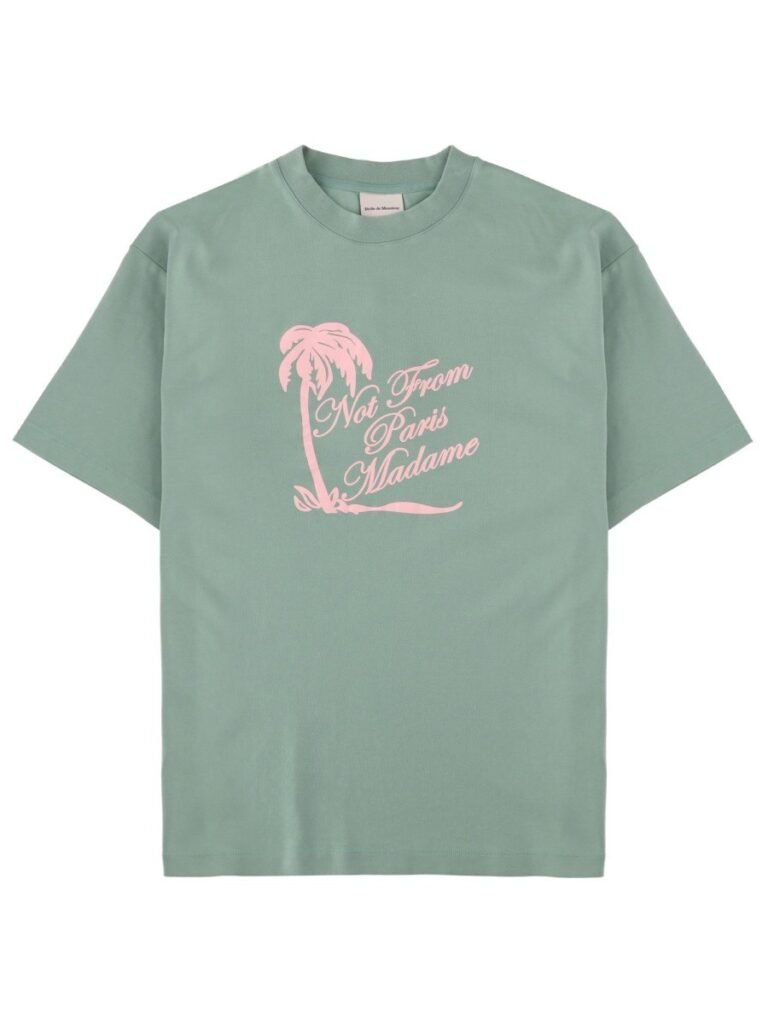 T-SHIRT "SLOGAN PALMIERS"