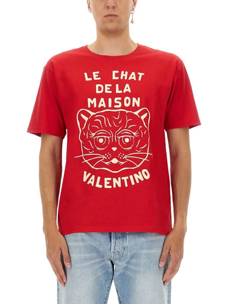 T-SHIRT WITH "CHAT DE LA MAISON" PRINT