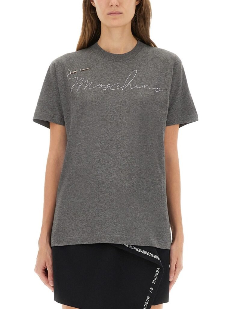 T-SHIRT WITH EMBROIDERED LOGO