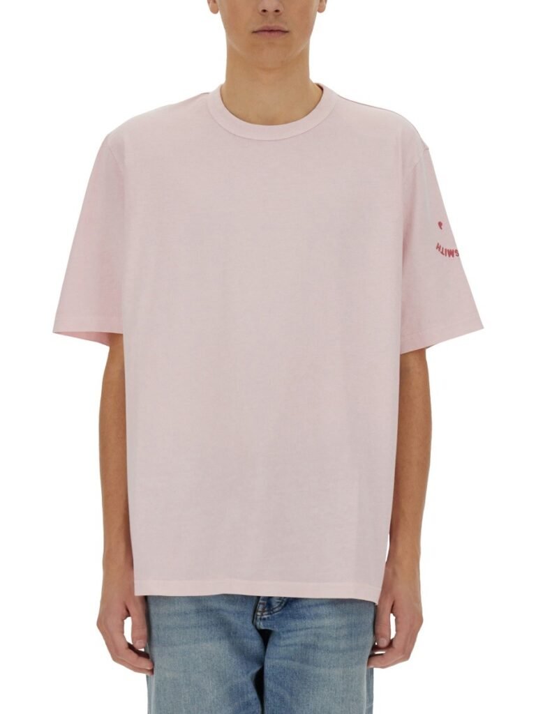 T-SHIRT WITH EMBROIDERY PS HAPPY