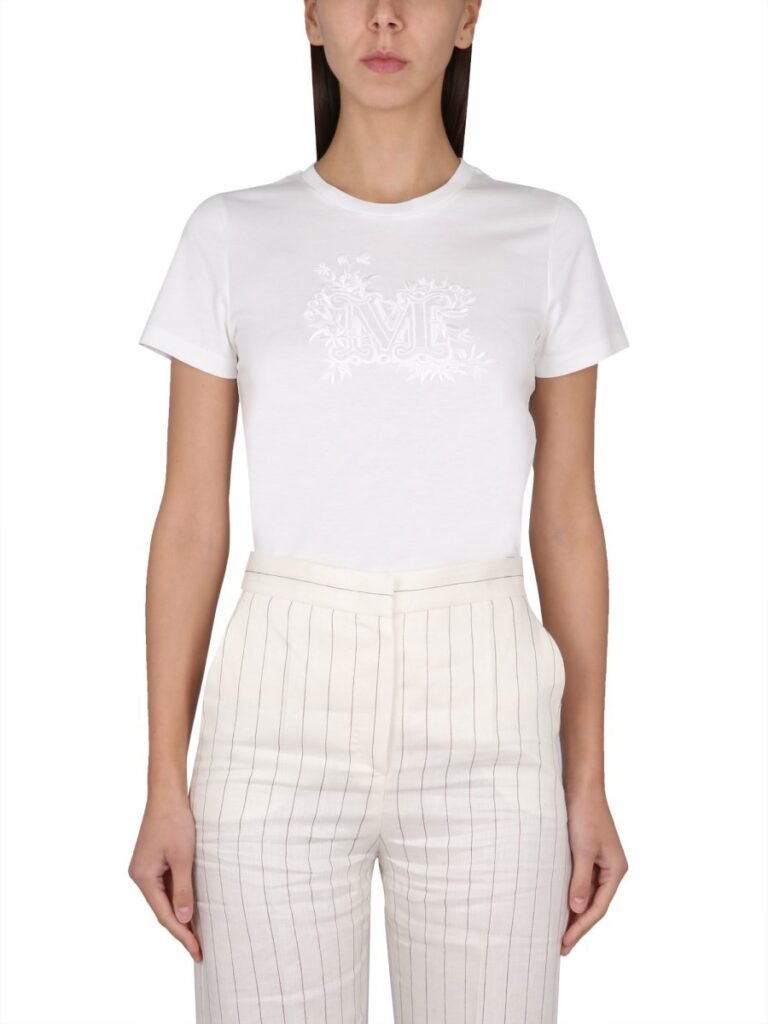 T-SHIRT WITH LOGO EMBROIDERY
