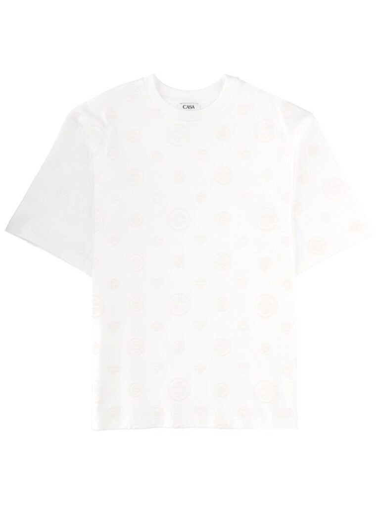 T-SHIRT WITH MONOGRAM DETAILS