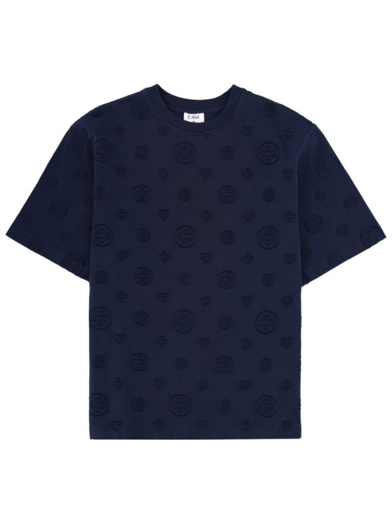 T-SHIRT WITH MONOGRAM DETAILS