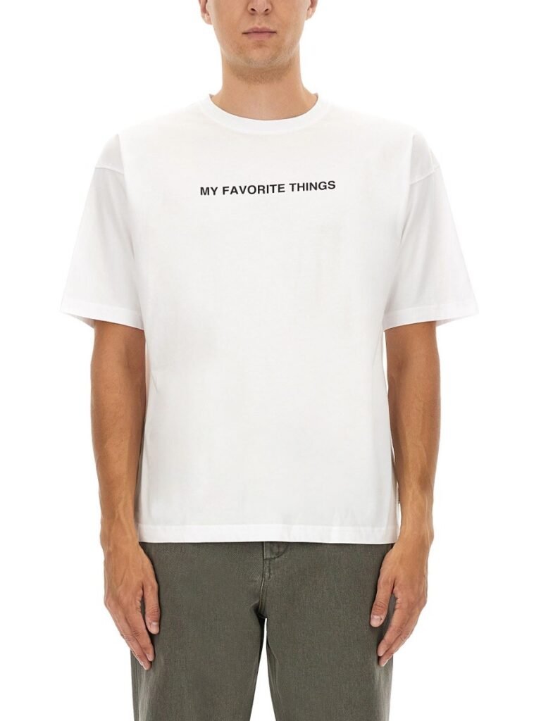 T-SHIRT WITH "MY FAVORITE THINGS" PRINT