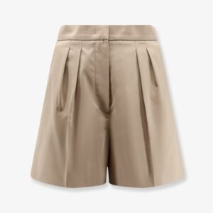 Tabacco stretch cotton shorts