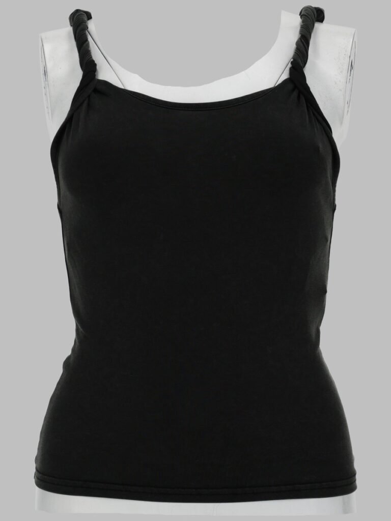 TANK TOP CON SPALLINE ARROTOLATE
