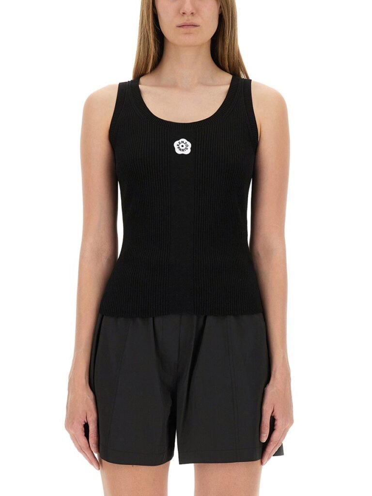TANK TOP WITH EMBROIDERY "BOKE FLOWER 2.0"