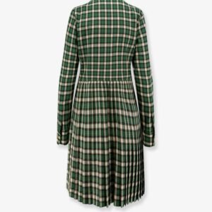 Tartan wool mini dress