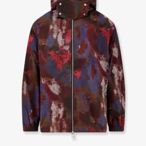 Technical multicolor cotton jacket