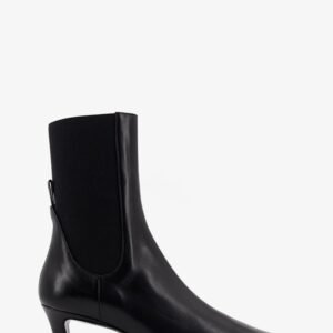 Leather ankle boots