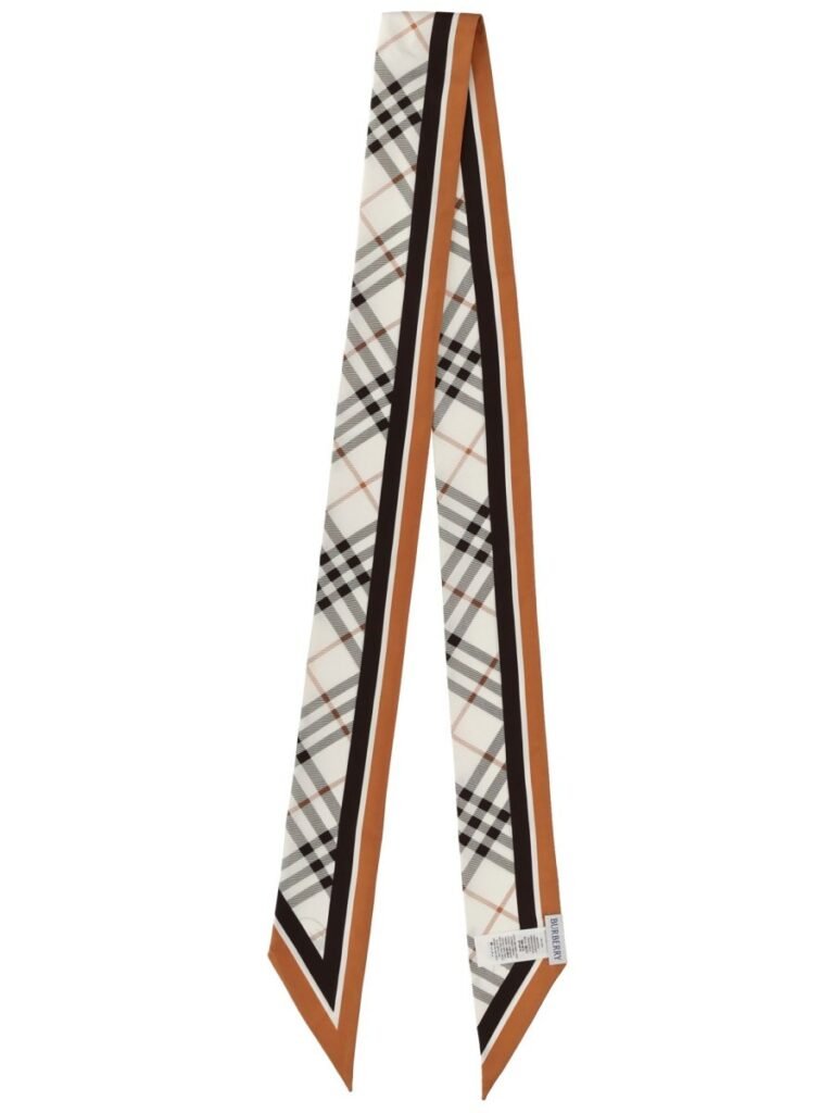 THIN "CHECK" SCARF