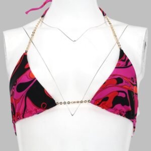 TOP BIKINI CON STAMPA