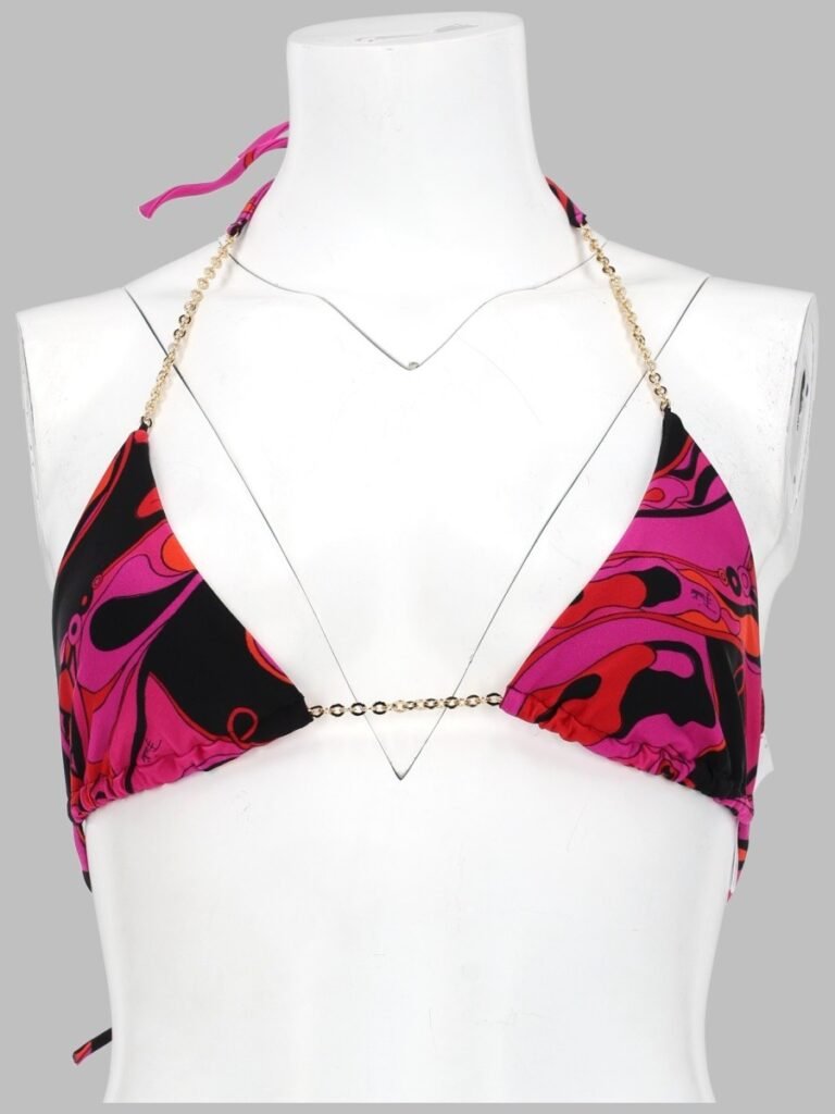TOP BIKINI CON STAMPA