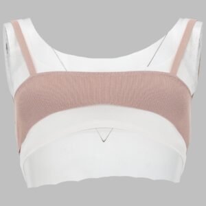 TOP BRA CON EFFETTO SOVRAPPOSTO