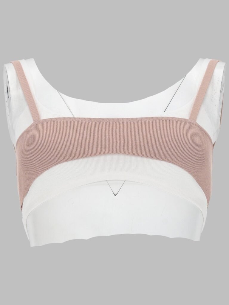 TOP BRA CON EFFETTO SOVRAPPOSTO