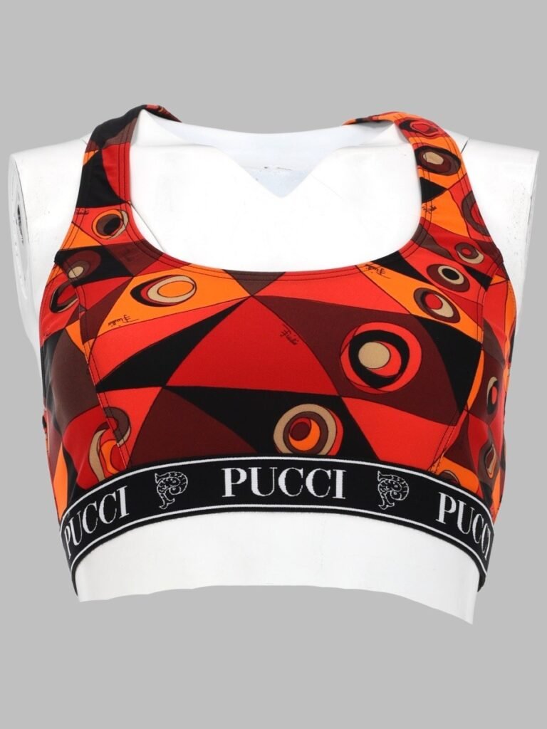 TOP BRA CON STAMPA