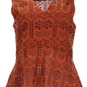 TOP WITH PERFORATED PATTERN