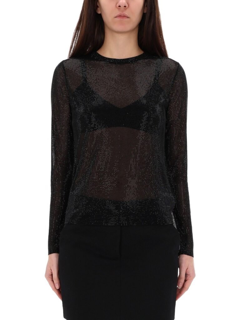TOP WITH RHINESTONES