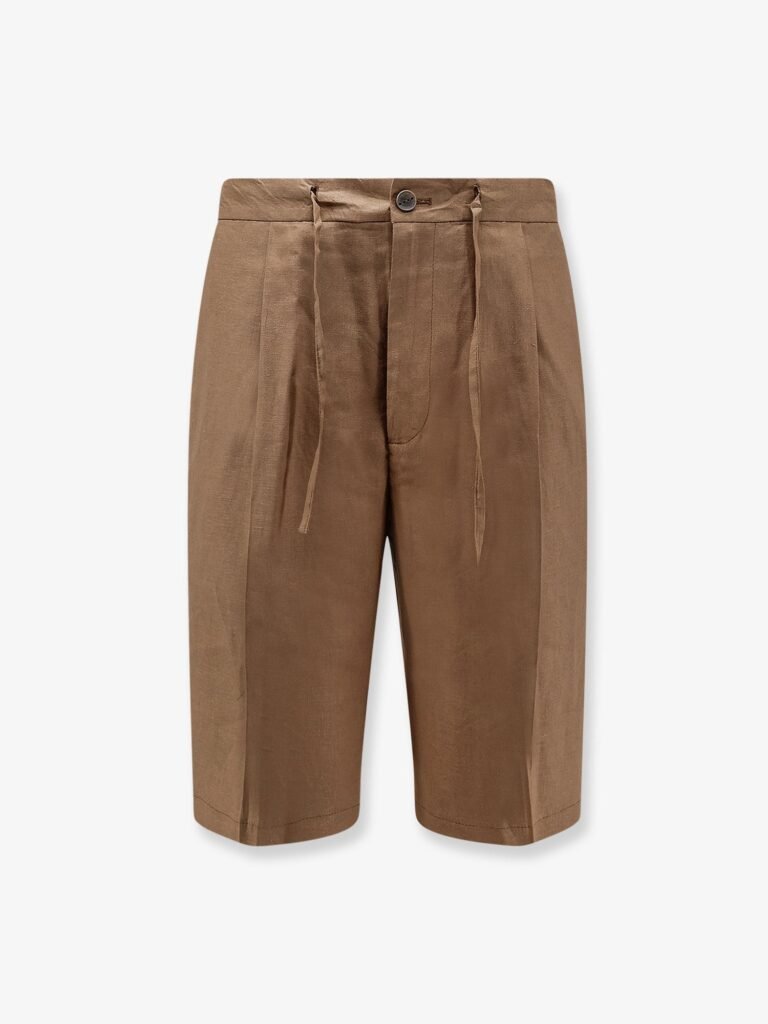 Torre Lapillo linen and viscose shorts