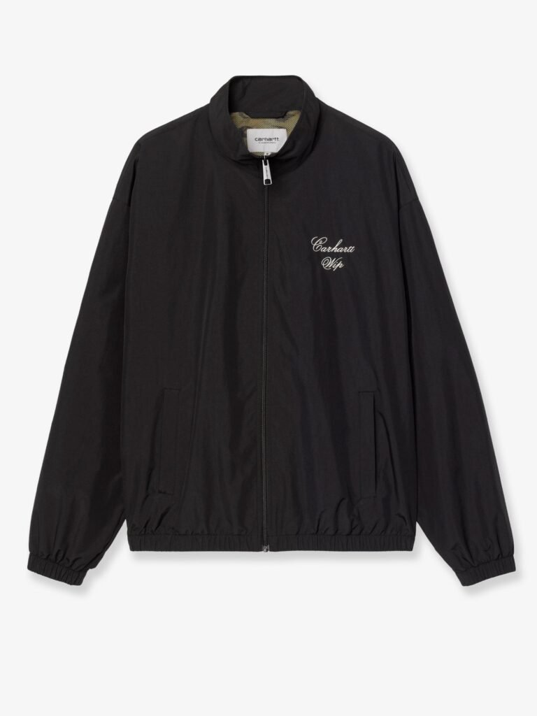 Travon water-repellent nylon  jacket with embroidered logo on the front