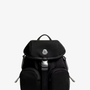 Trick nylon crossbody bag with logo patch on the front