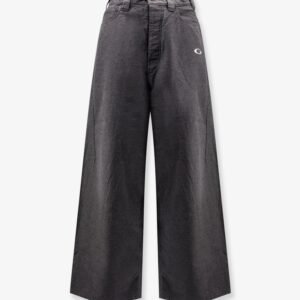 Trompe L'oeil denim trousers