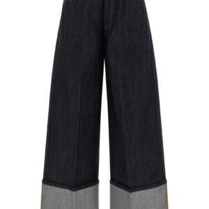 Turn up jeans