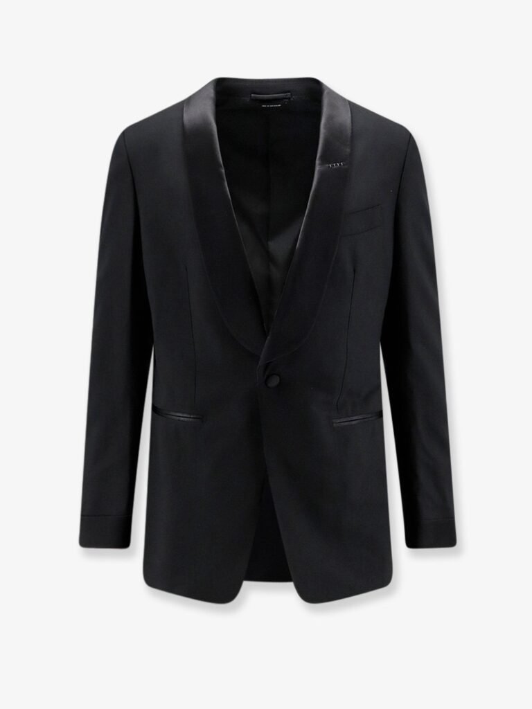 Tuxedo wool blazer