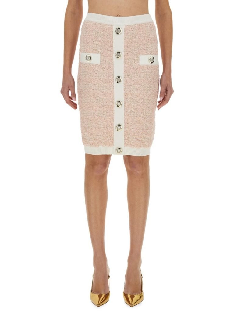 TWEED MIDI SKIRT