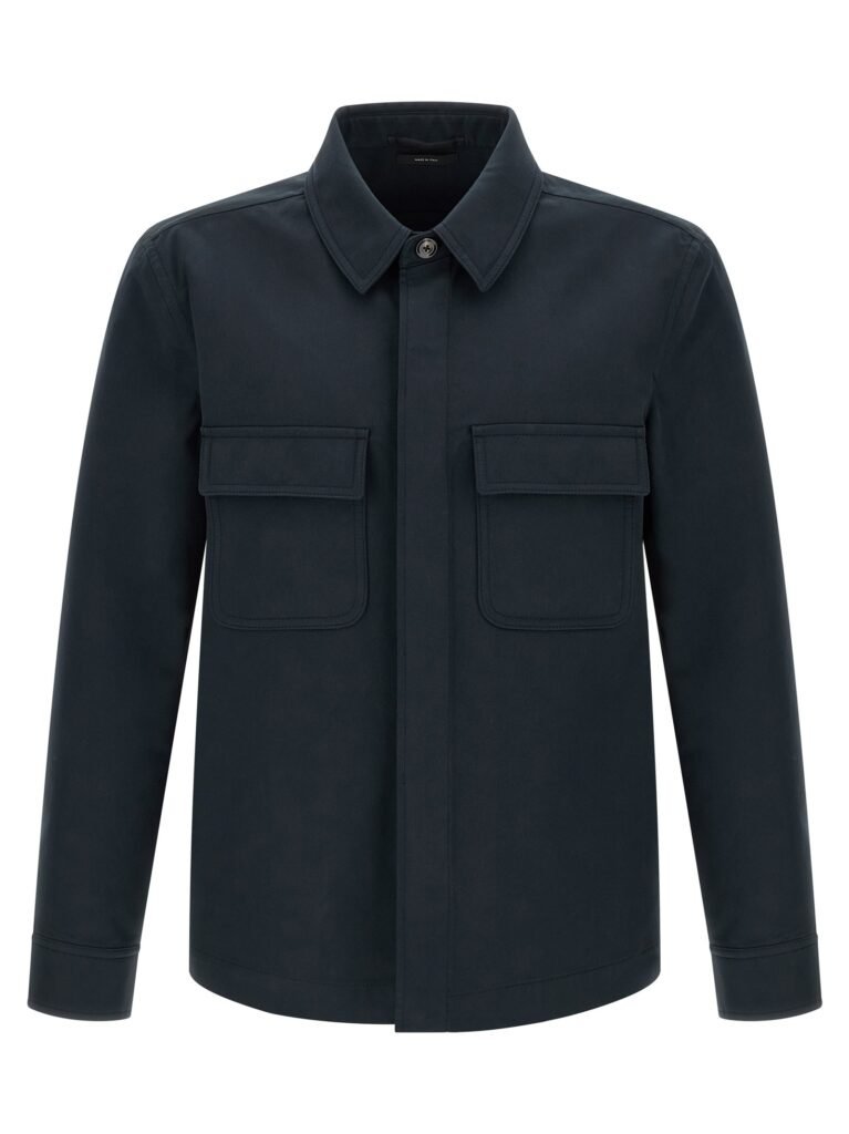 Twill overshirt