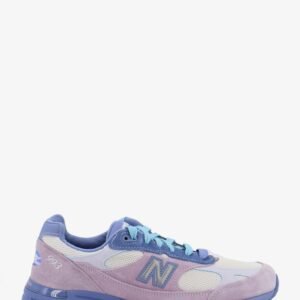 U9935 mesh and suede sneakers