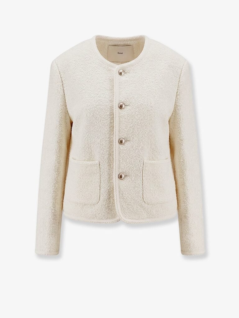 Unisex bouclé tweed blazer