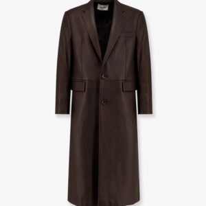 Unisex leather coat