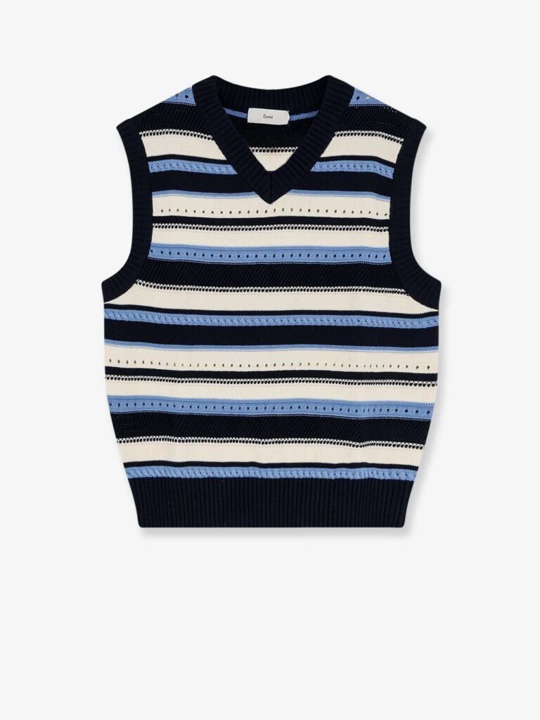Unisex sleeveless cotton sweater