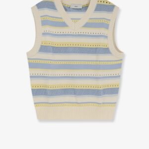 Unisex sleeveless cotton sweater