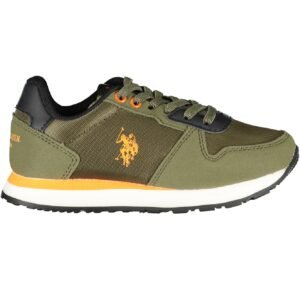 US POLO ASSN. GREEN SPORTS SHOES FOR CHILDREN