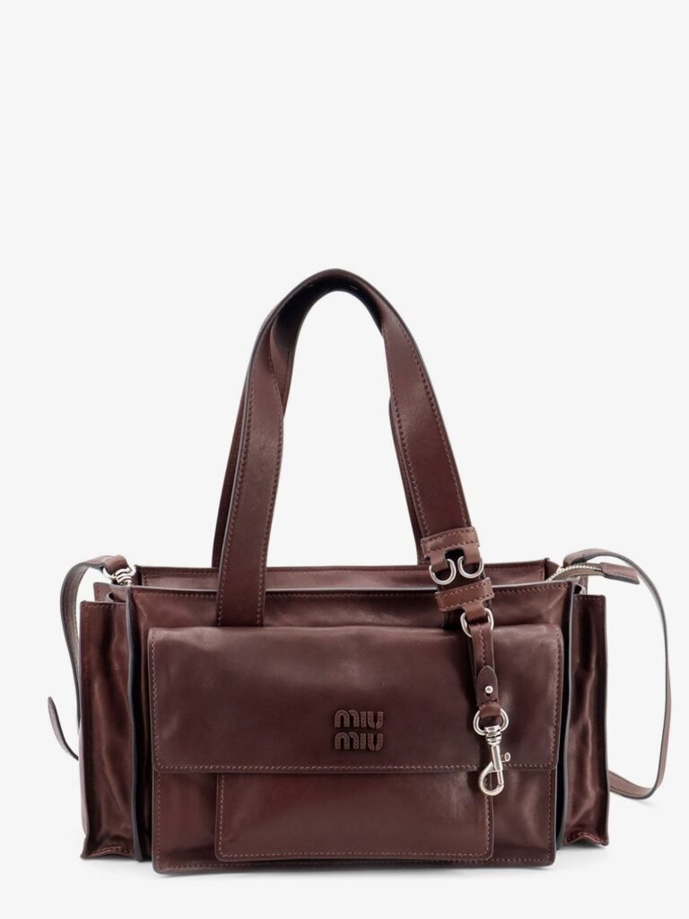 Utilitaire leather crossbody bag