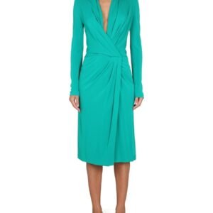 V-NECK DRESS