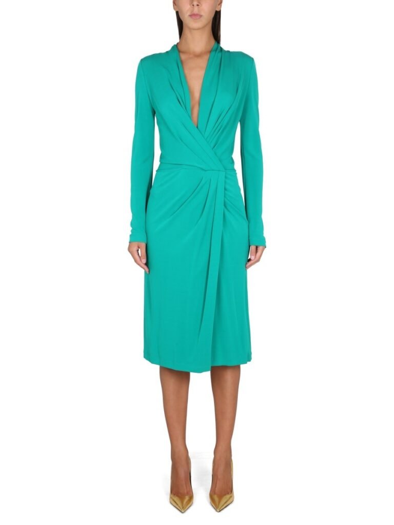 V-NECK DRESS