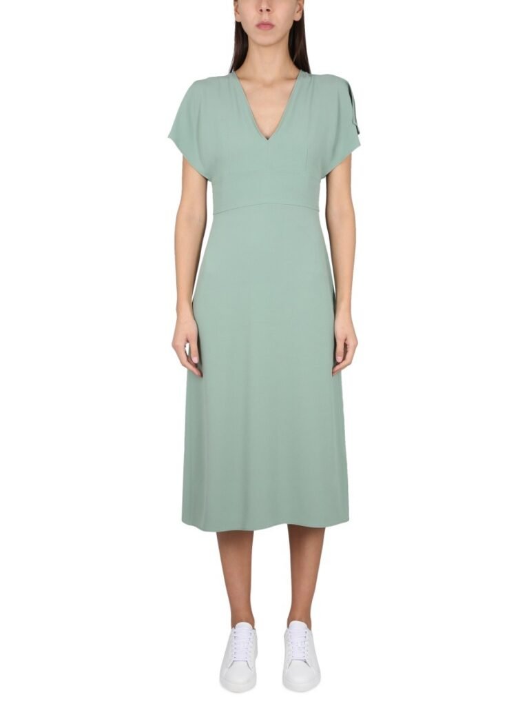 V-NECK DRESS