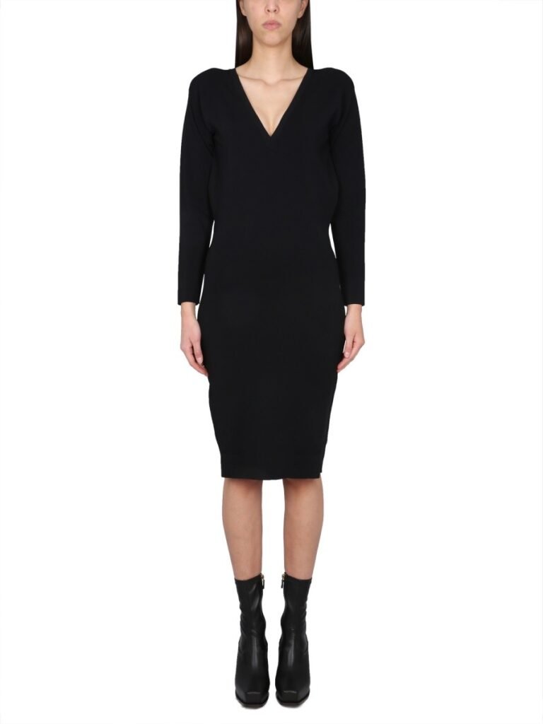 V-NECK DRESS