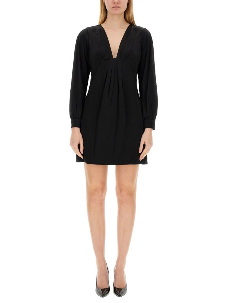 V-NECK DRESS