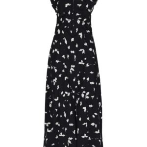 V-NECK LONG DRESS