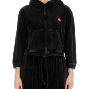 VELOUR SWEATSHIRT