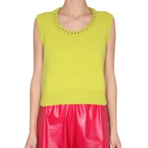 VEST WITH CROCHET CHAIN